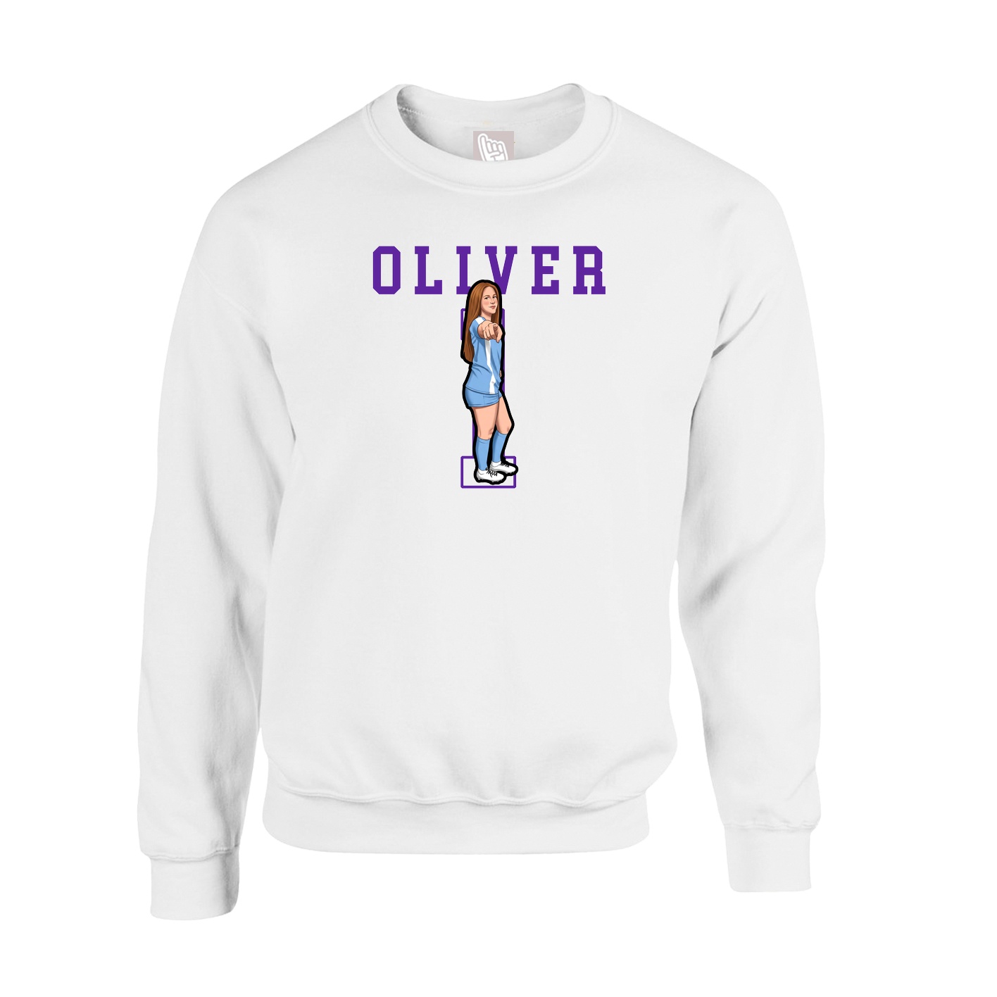 Fleece Crew — Shirsey in White