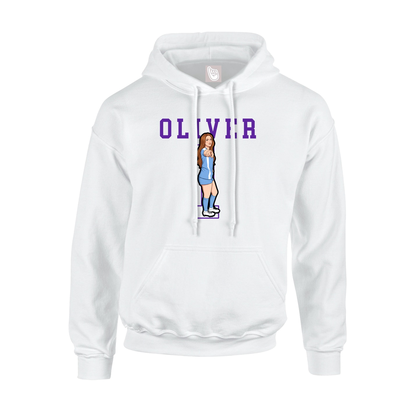 Youth Hoodie — Shirsey in White
