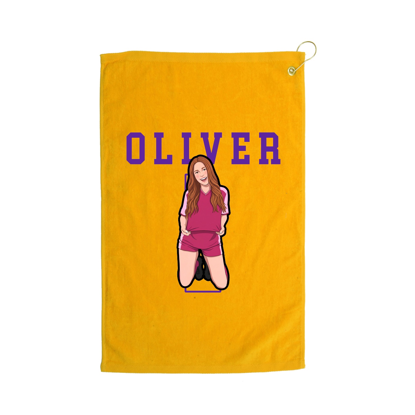 Golf Towel — Shirsey in Gold