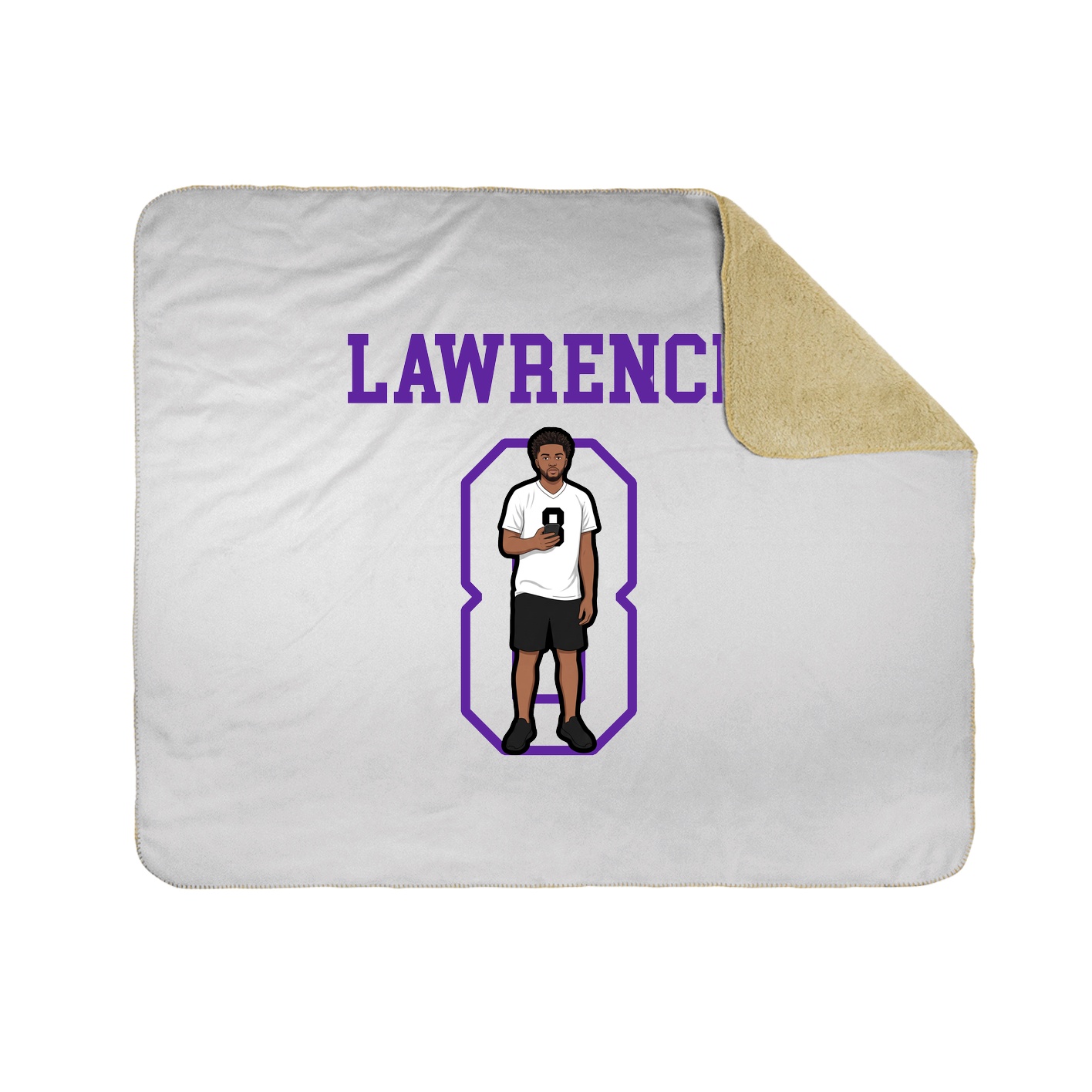 Throw Blanket — Shirsey in White