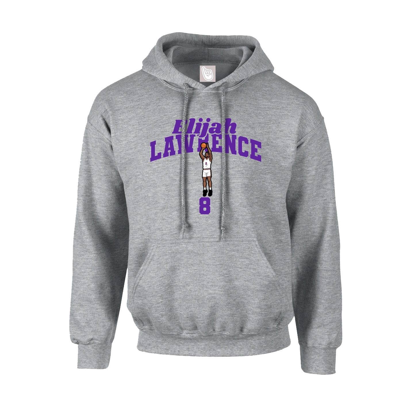 Hoodie — Signature Arch in Grey
