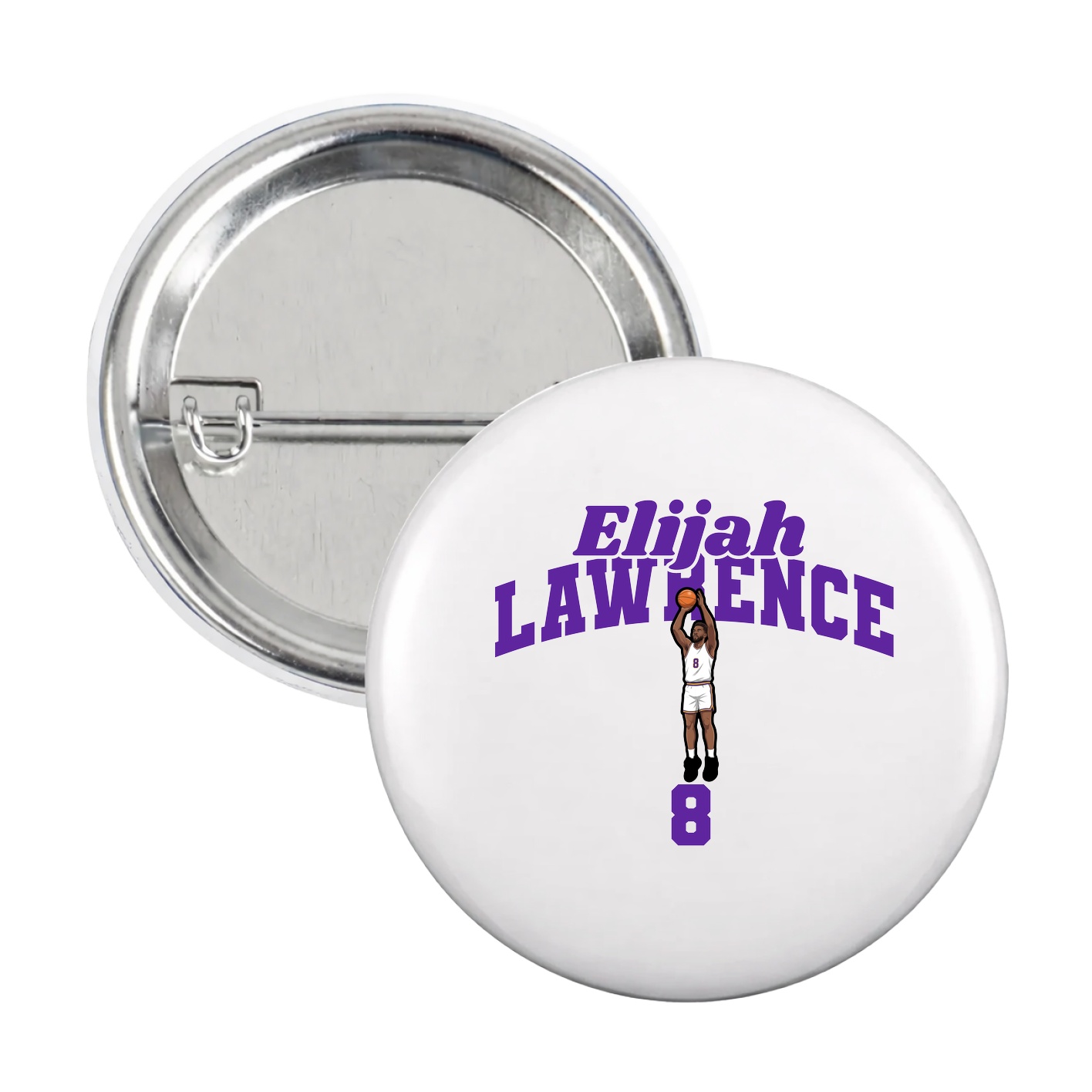 Game Day Button — Signature Arch in White