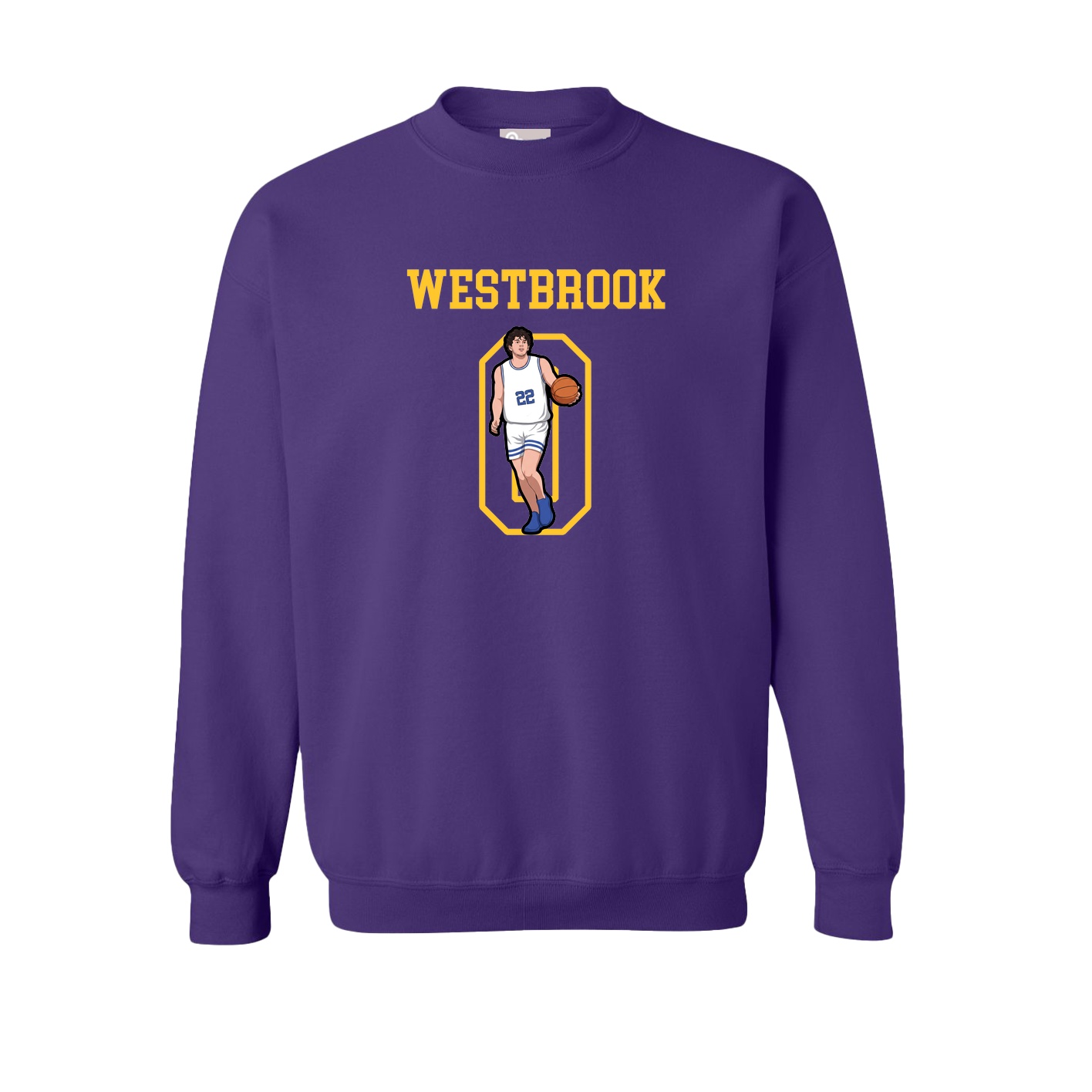 Fleece Crew — Shirsey in Purple