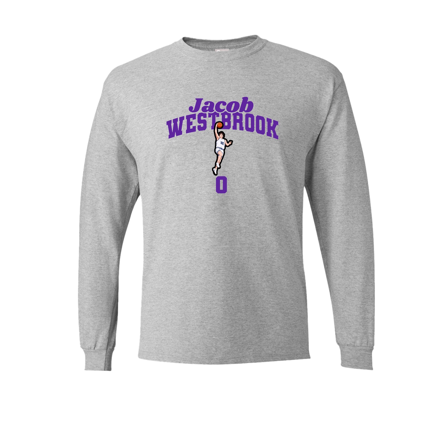Long Sleeve Tee — Signature Arch in Grey