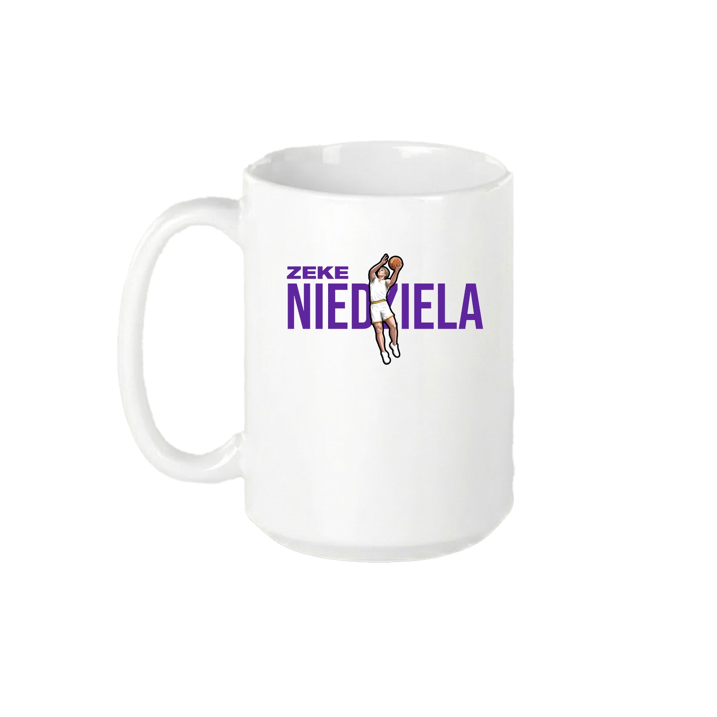 15oz Coffee Mug — Player Name in White