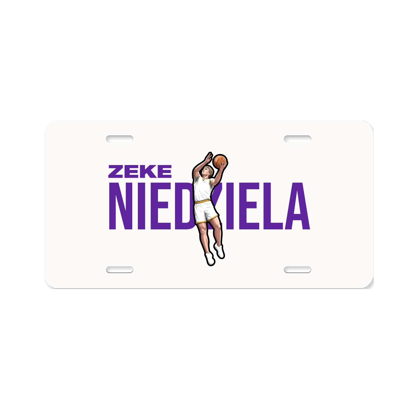 License Plate — Player Name in Classic