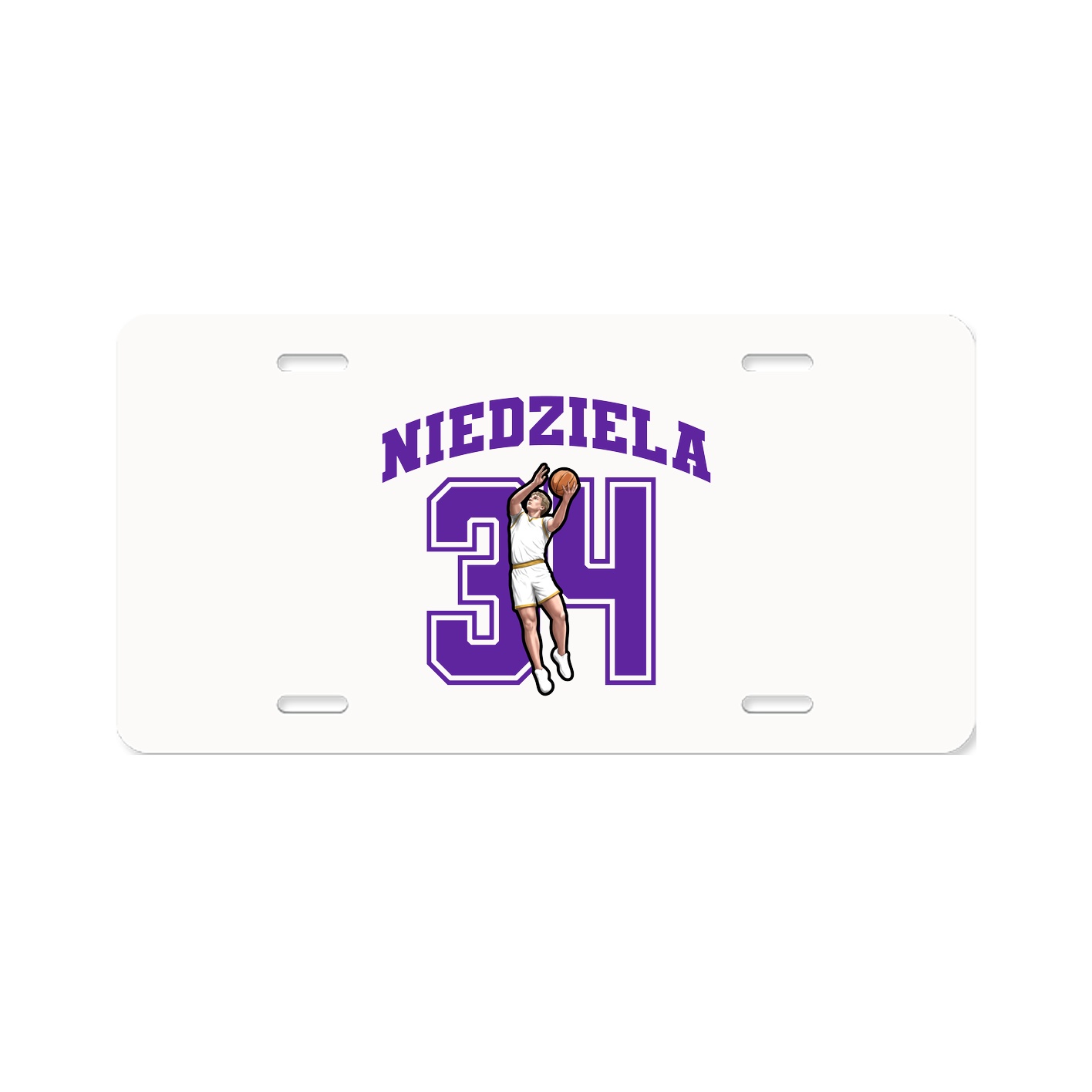 License Plate — Number in Classic