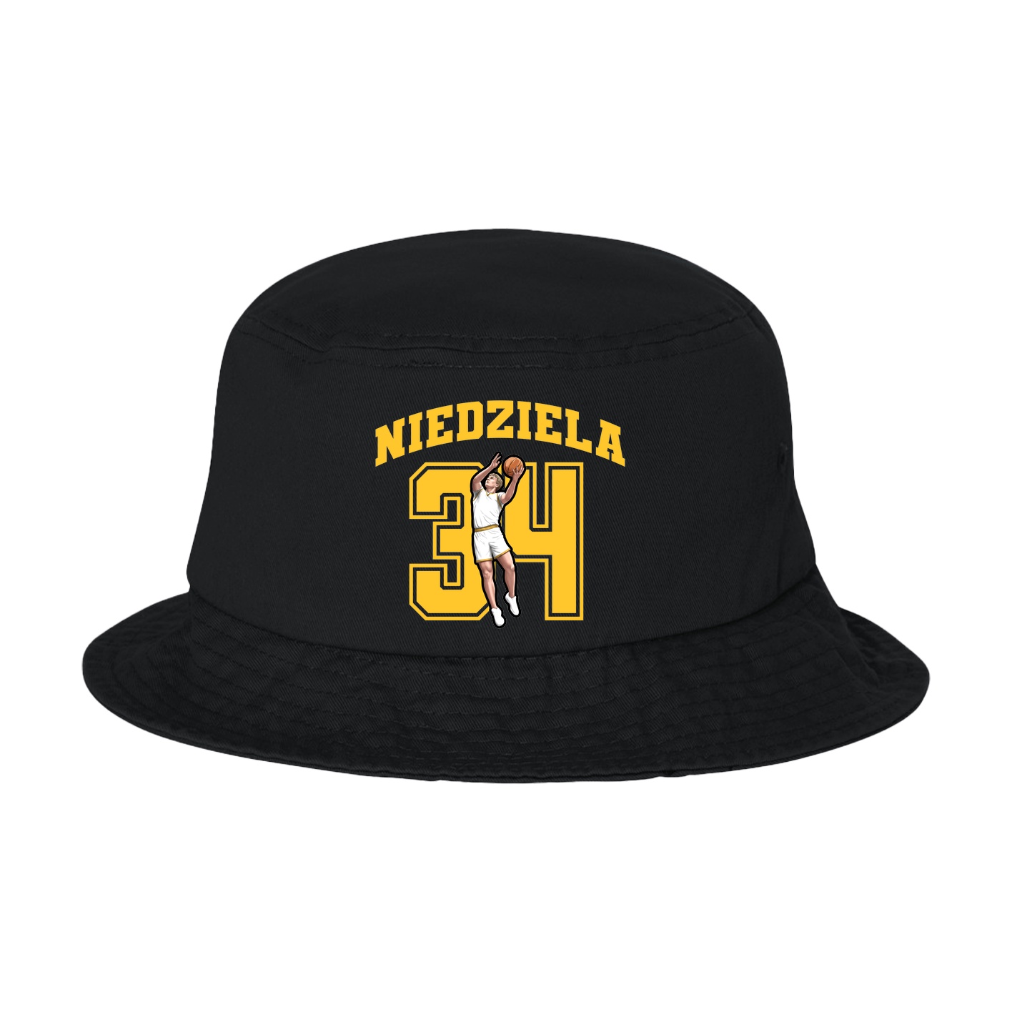 Bucket Cap — Number in Black