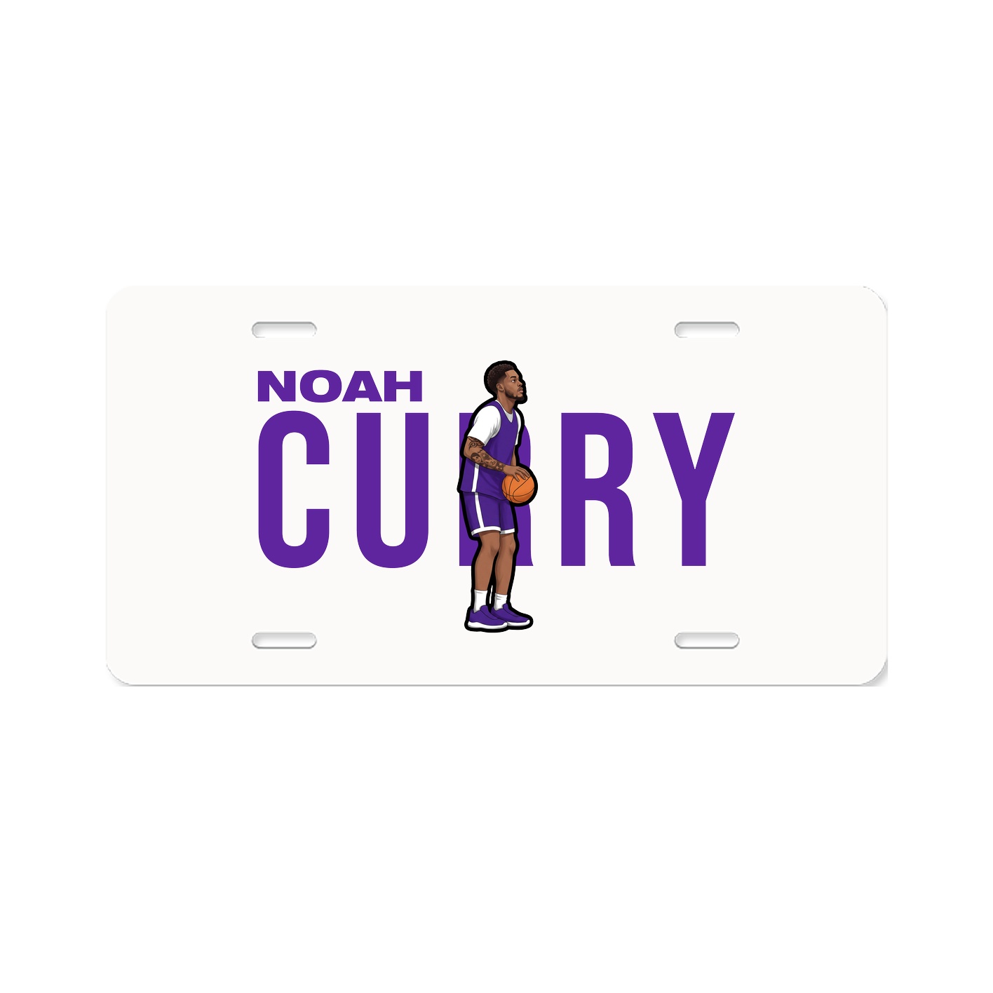 License Plate — Player Name in Classic