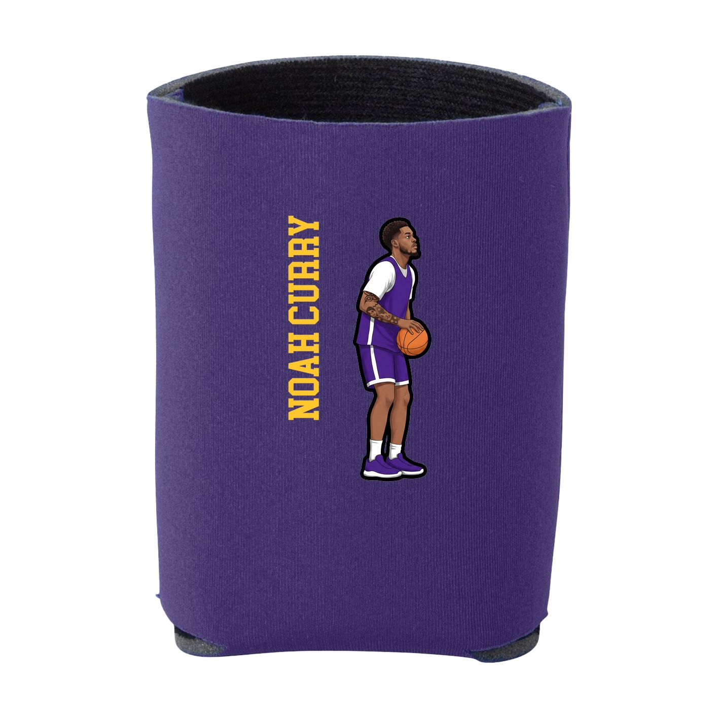 Can Holder — Name Vertical in Purple