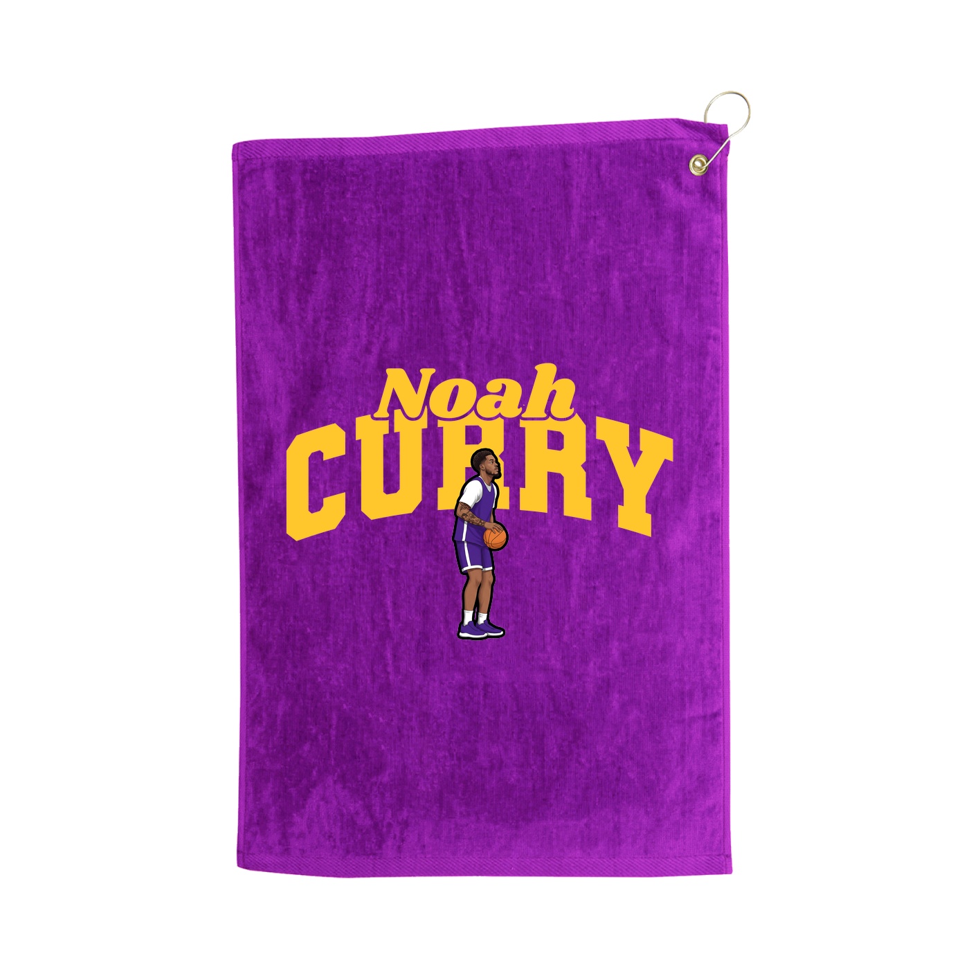 Golf Towel — Signature Arch in Purple