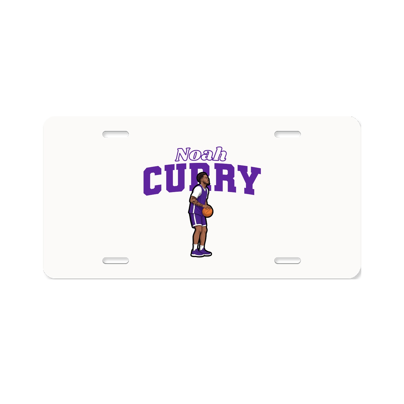 License Plate — Name Arch in Classic