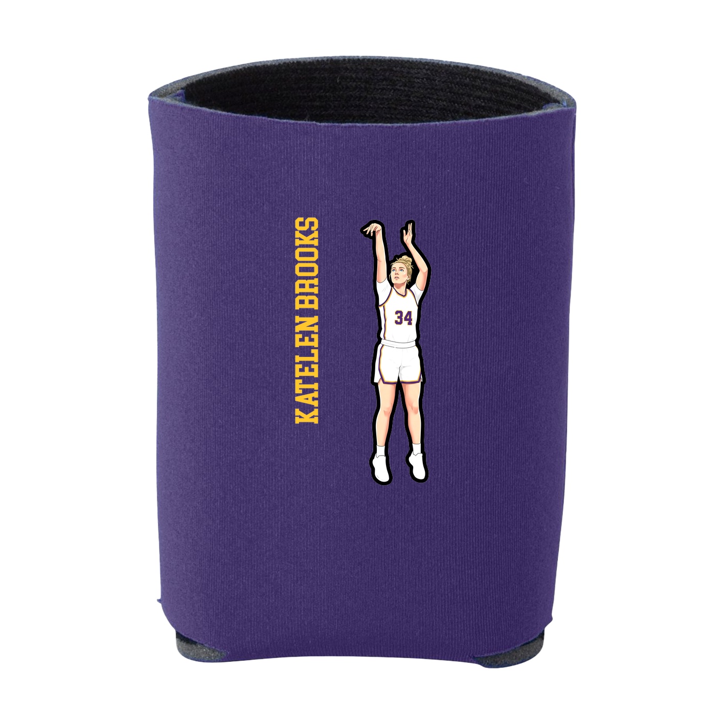 Can Holder — Name Vertical in Purple