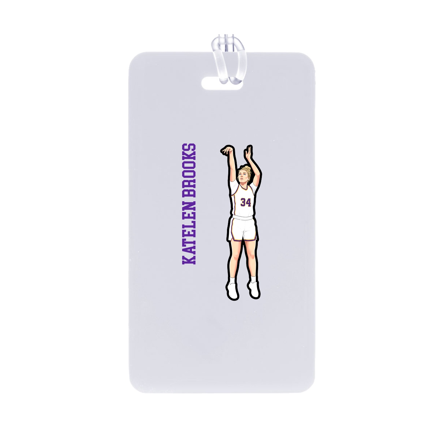 Bag Tag — Name Vertical in Classic