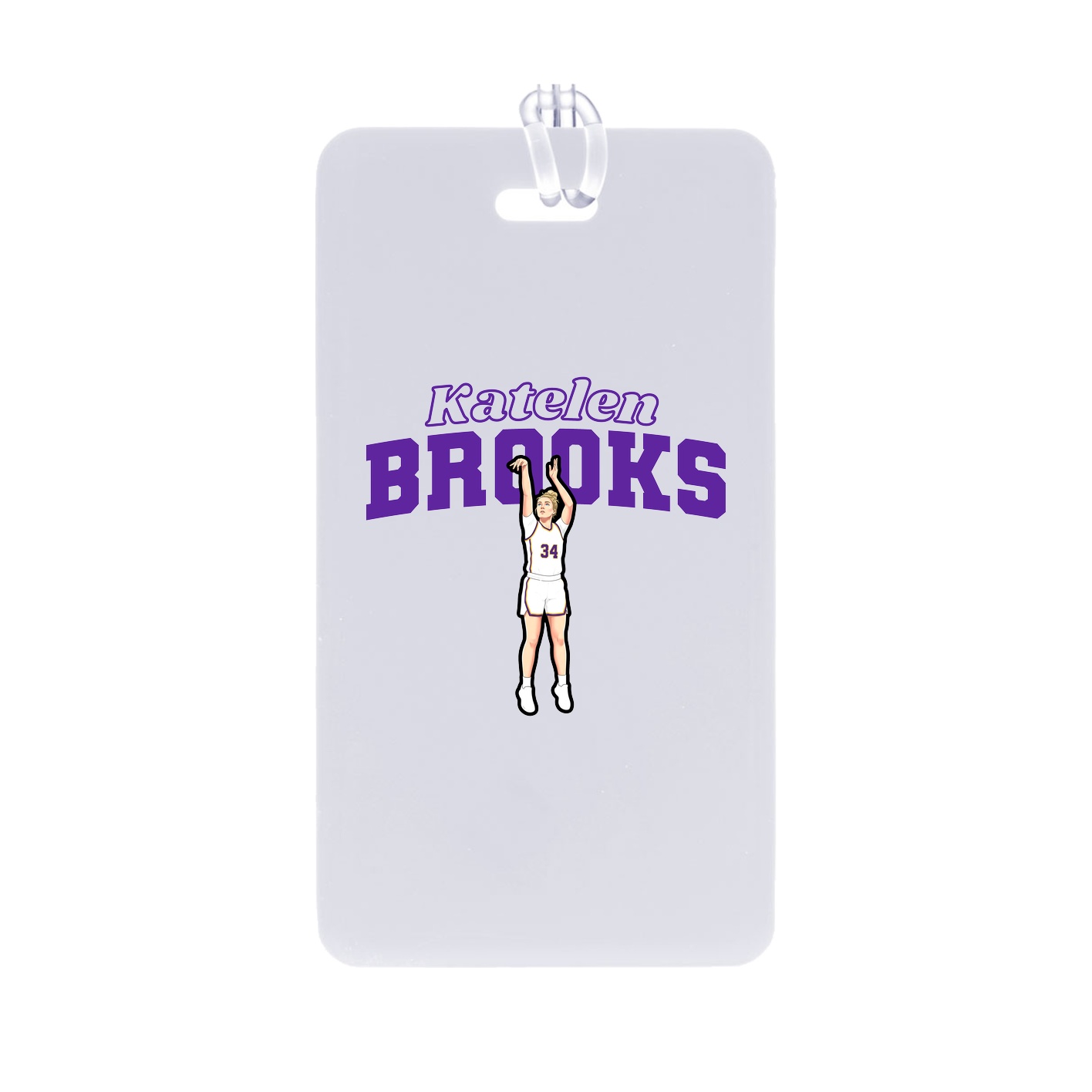 Bag Tag — Name Arch in Classic