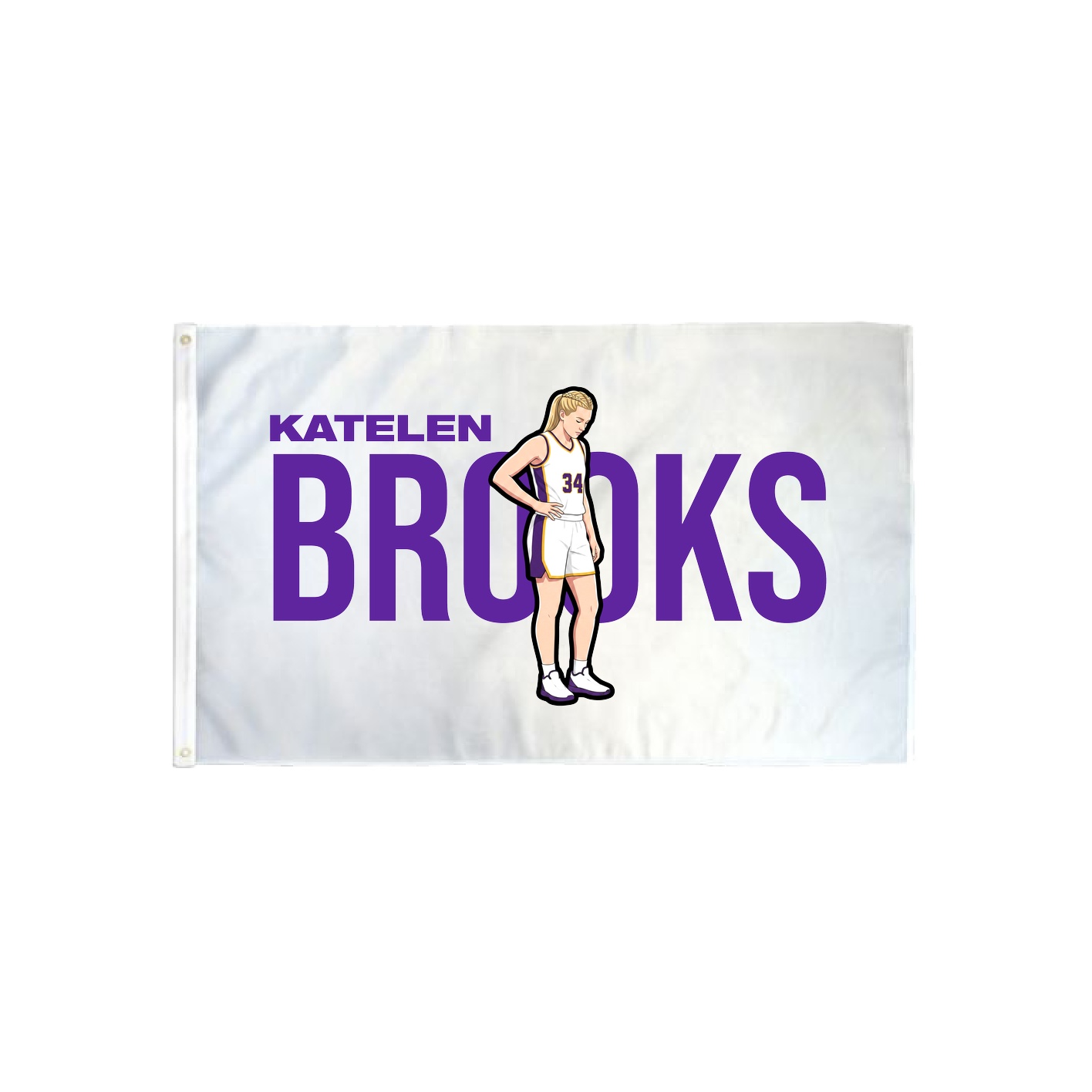 3x5 Flag — Player Name in Classic