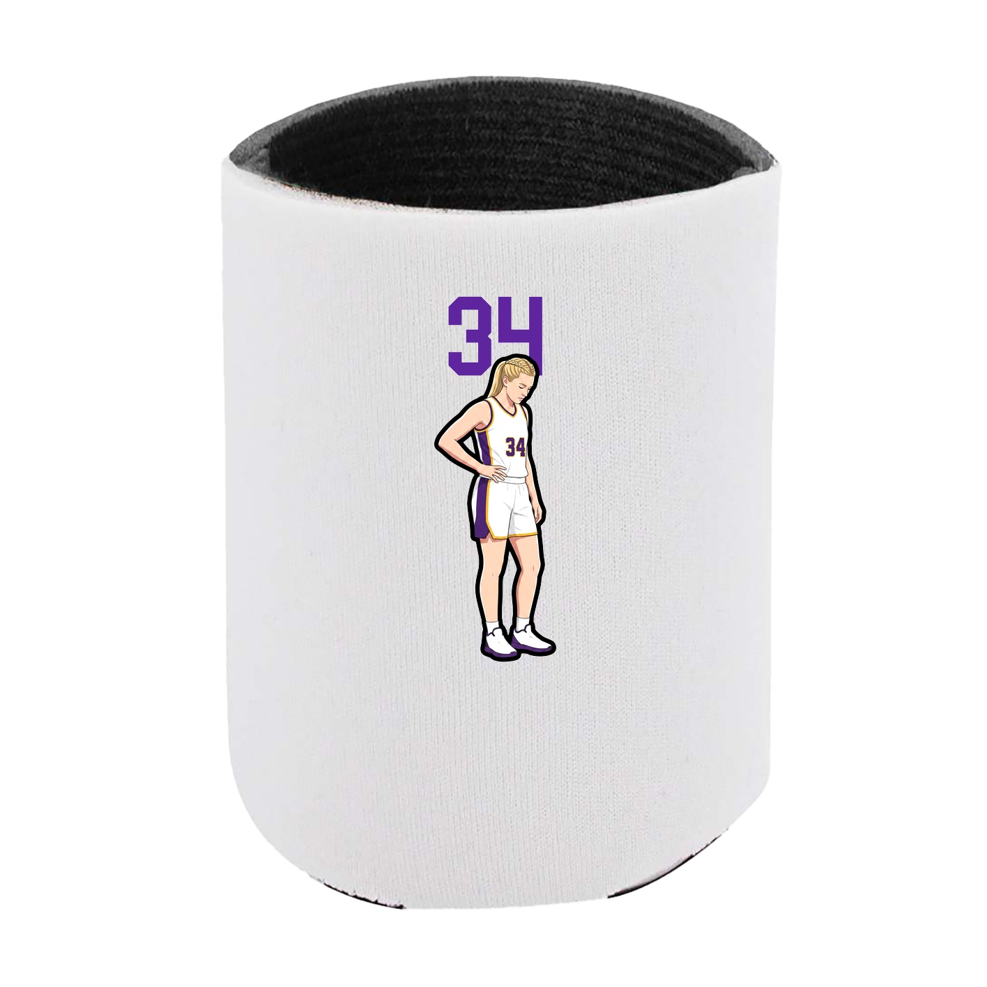 Can Holder — Number Top in White