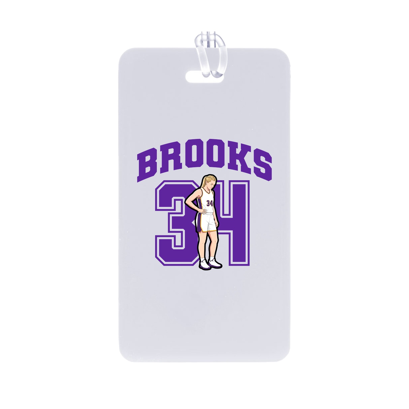 Bag Tag — Number in Classic