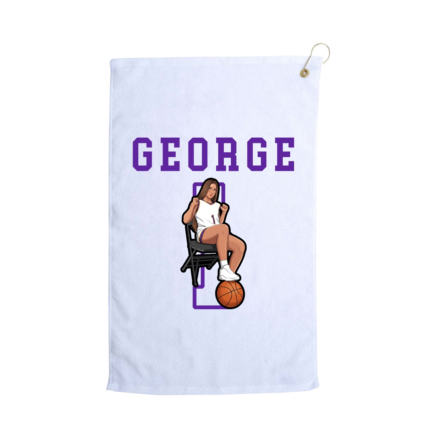 Golf Towel — Shirsey in White