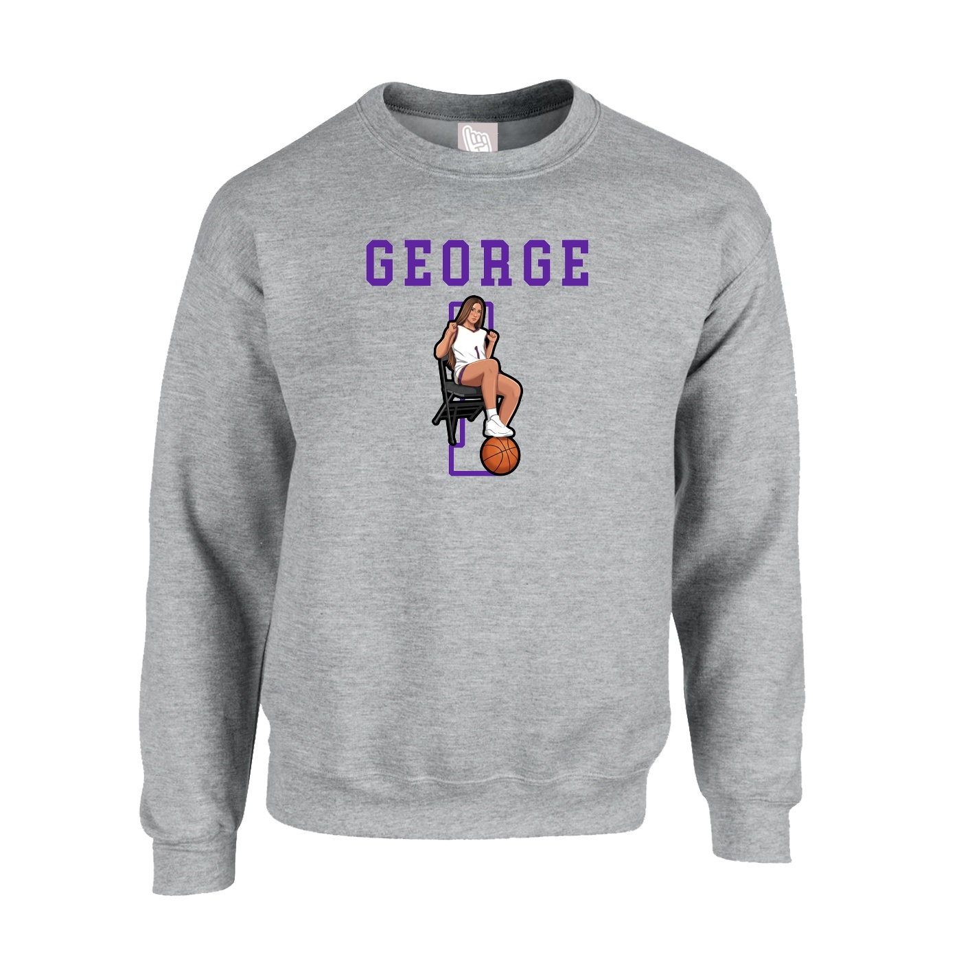 Fleece Crew — Shirsey in Grey