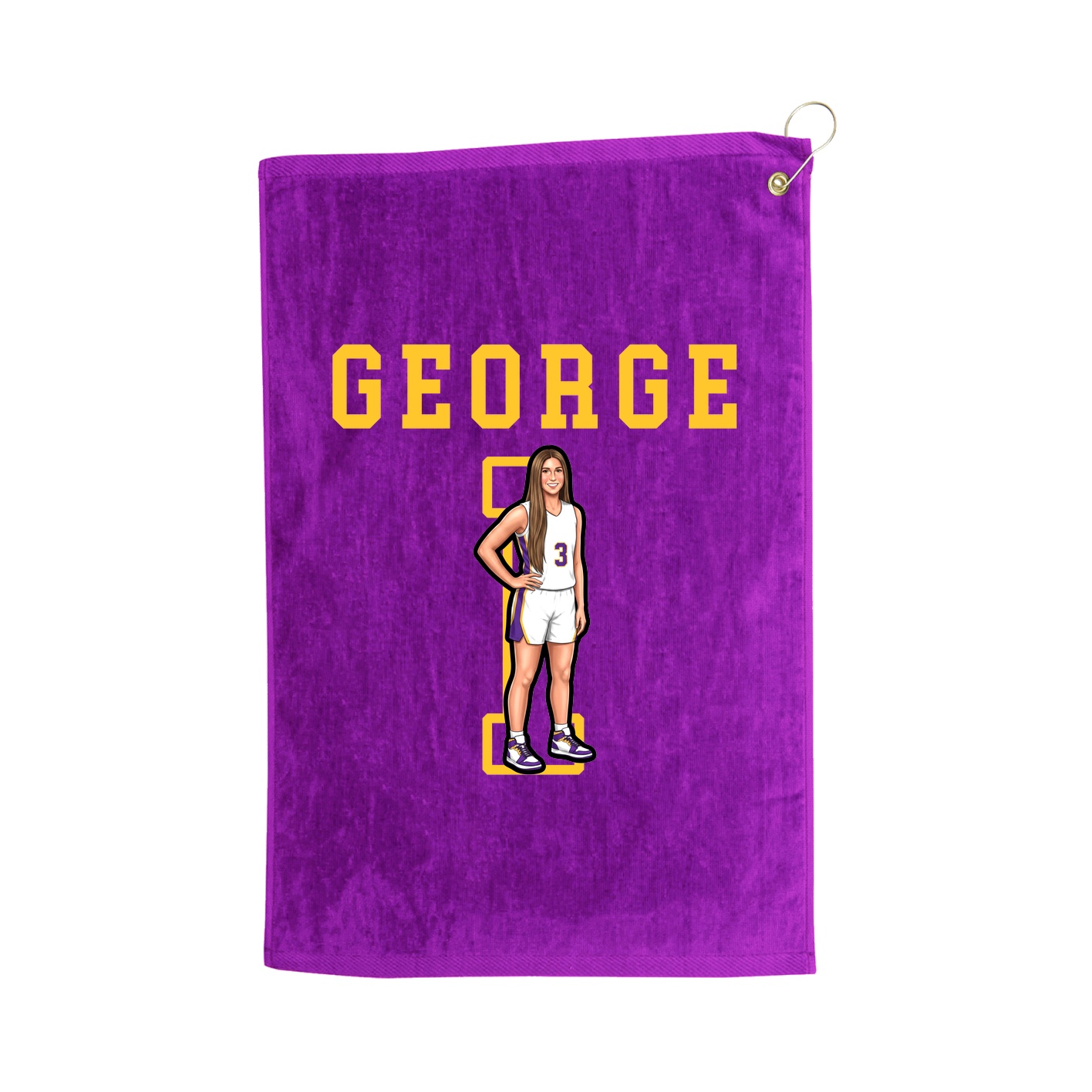 Golf Towel — Shirsey in Purple
