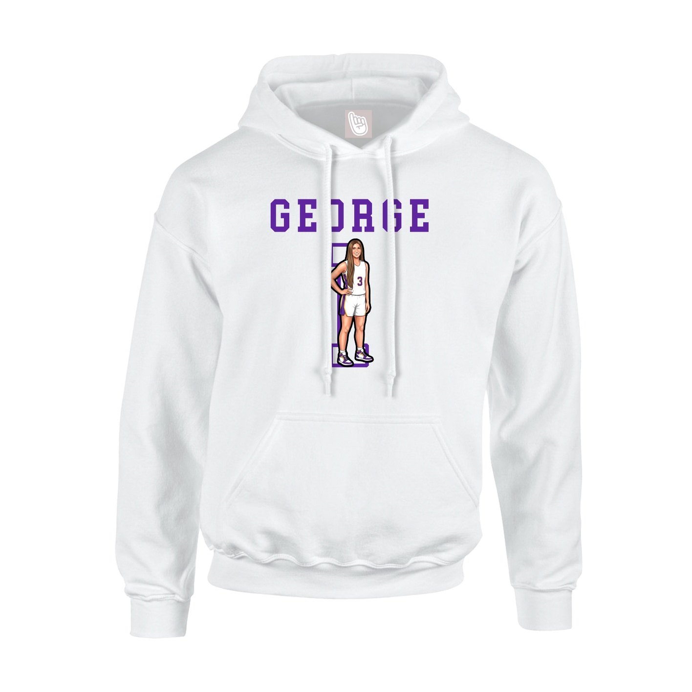 Youth Hoodie — Shirsey in White