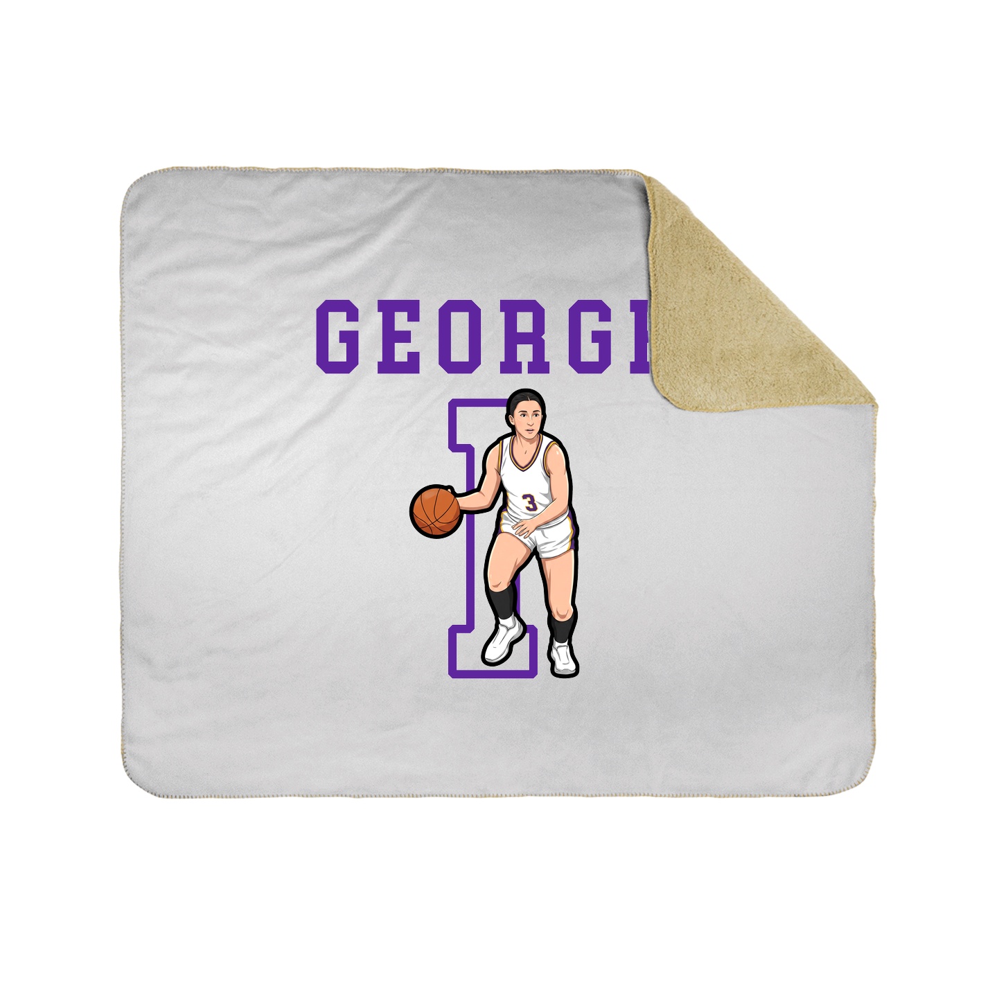 Throw Blanket — Shirsey in White