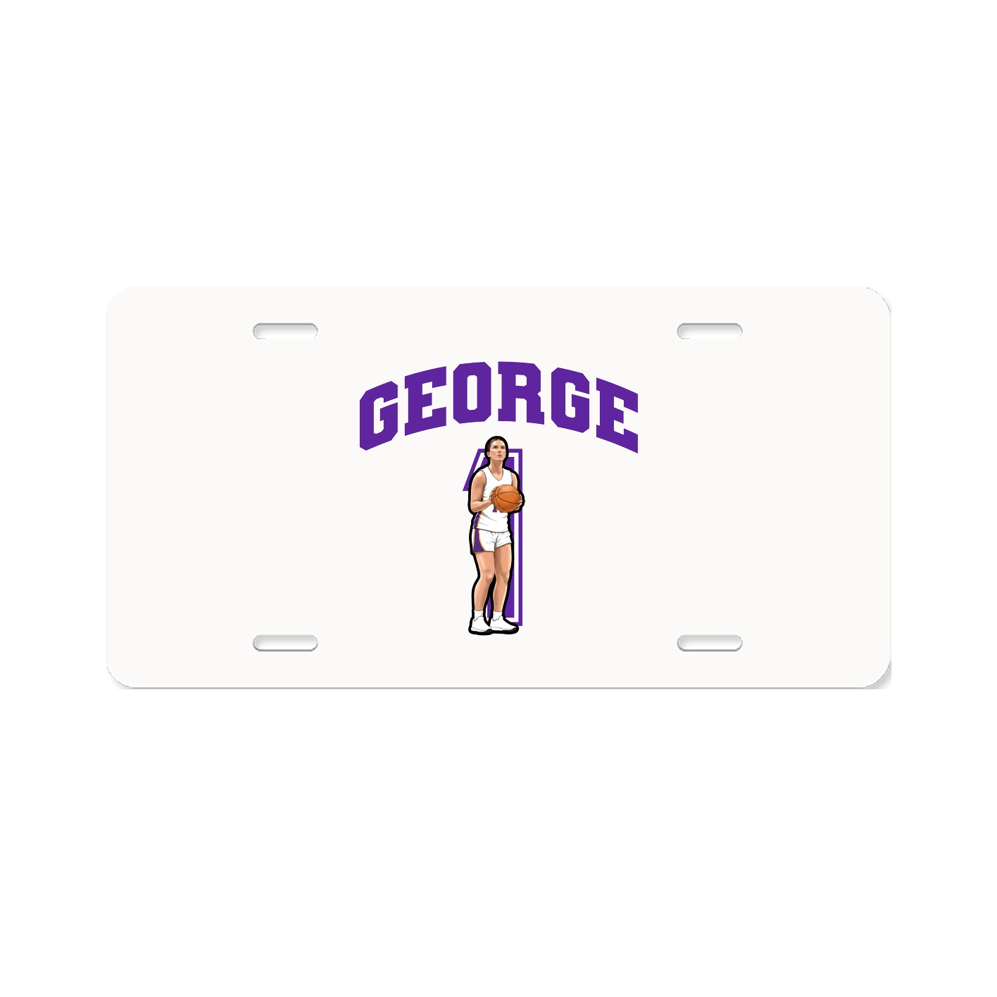License Plate — Number in Classic