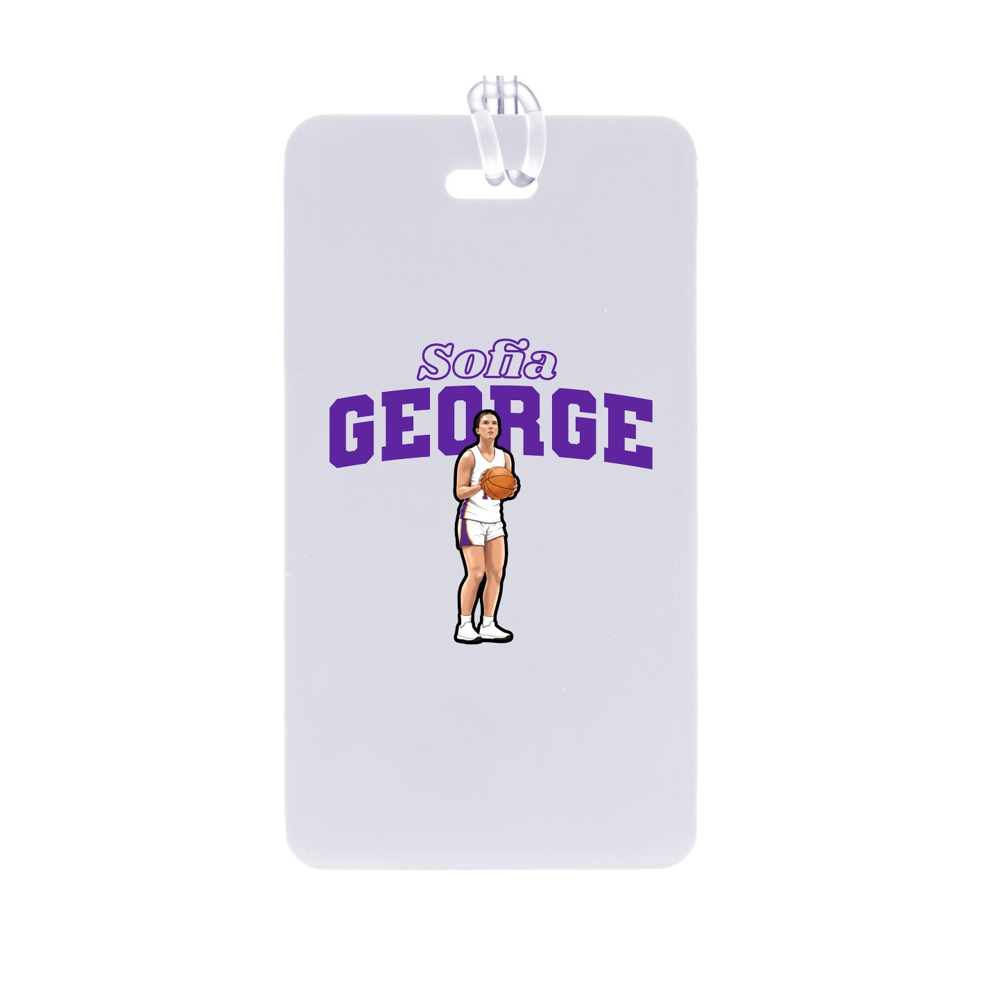 Bag Tag — Name Arch in Classic