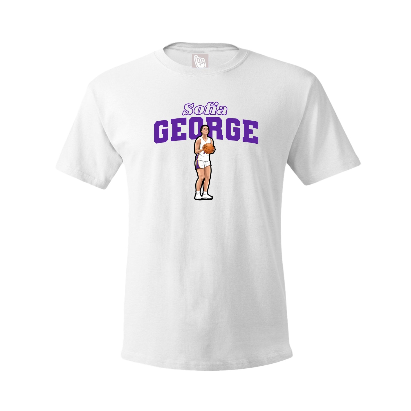 Tee — Name Arch in White