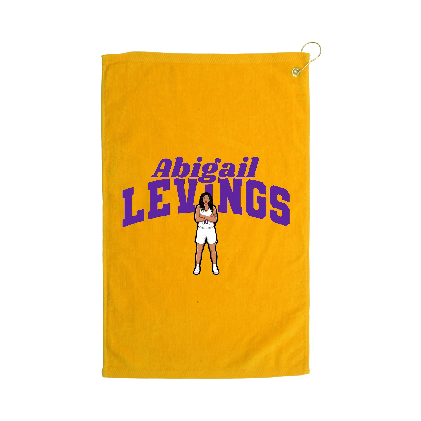 Golf Towel — Signature Arch in Gold