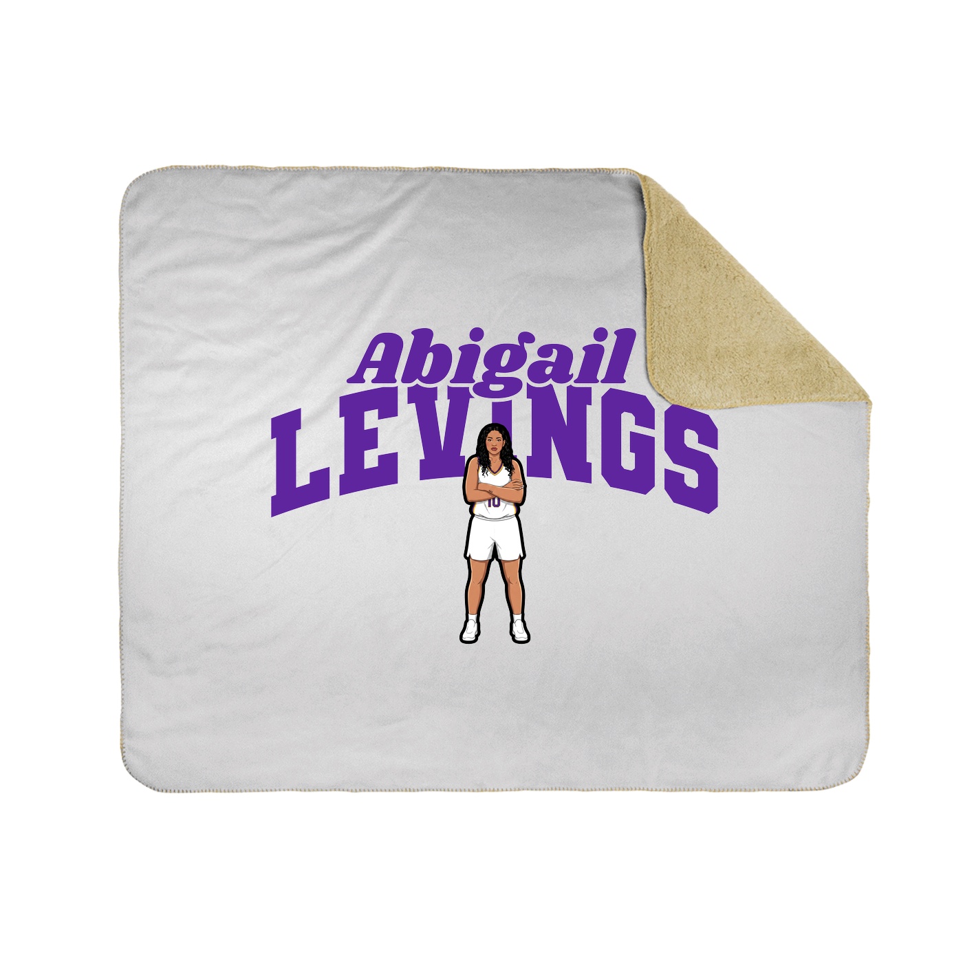 Throw Blanket — Signature Arch in White