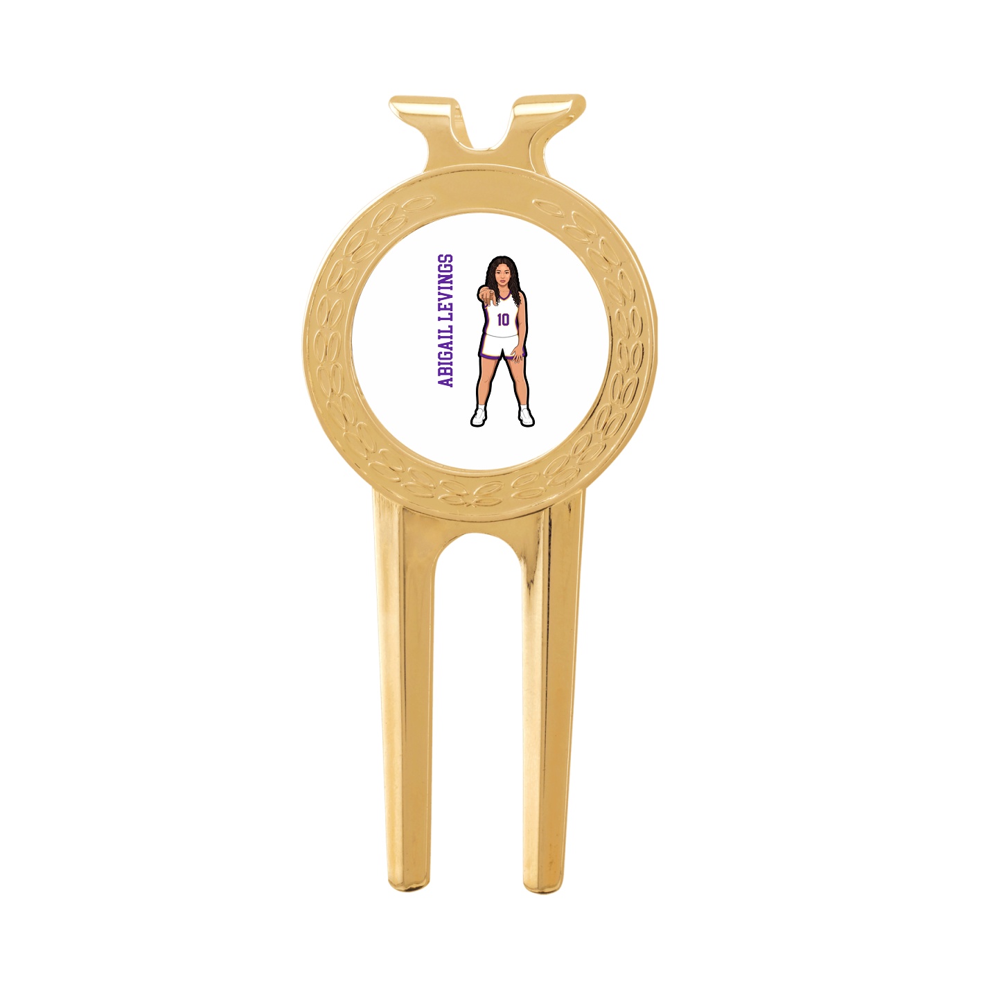 Divot Tool with Ball Marker — Name Vertical in Classic