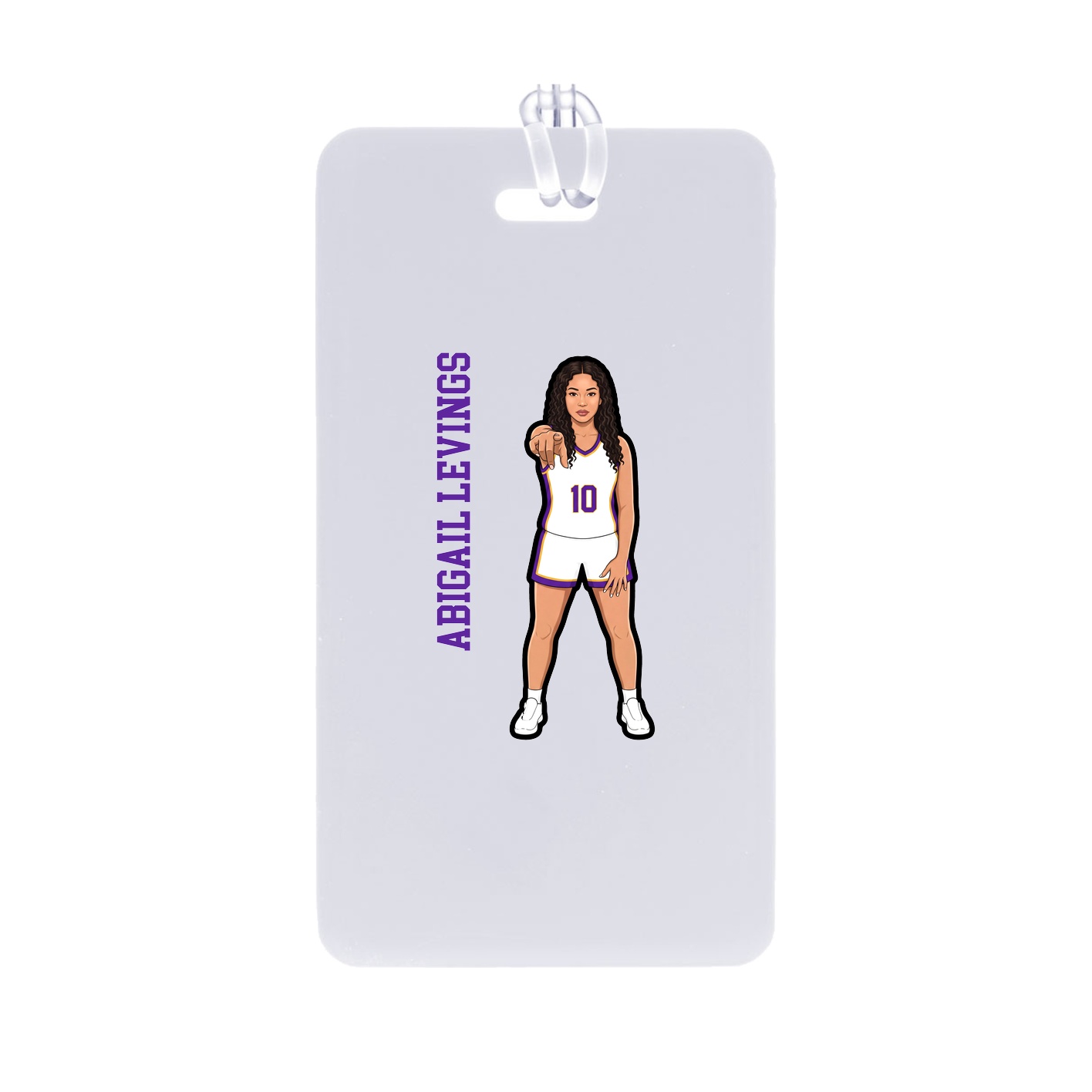Bag Tag — Name Vertical in Classic