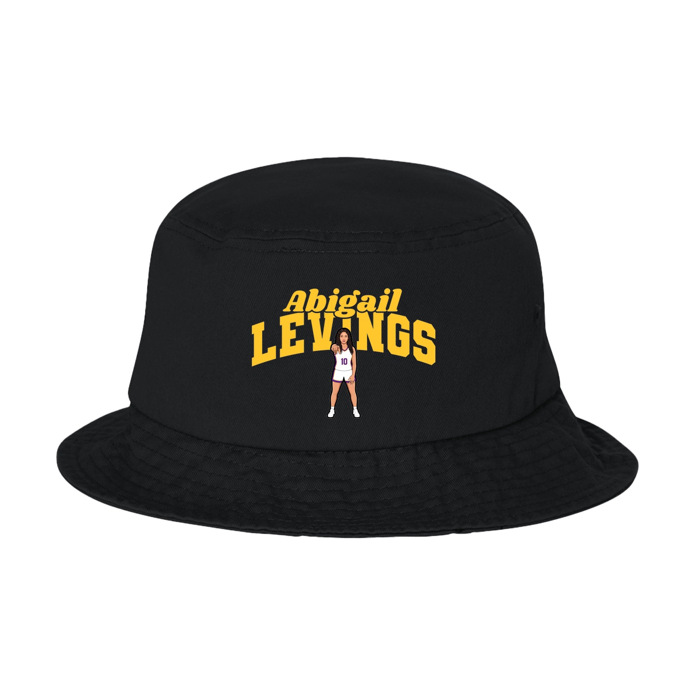 Bucket Cap — Signature Arch in Black