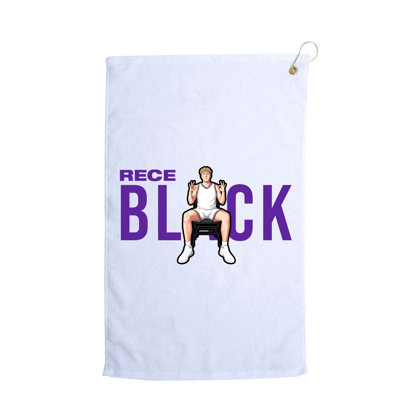Golf Towel — Player Name in White