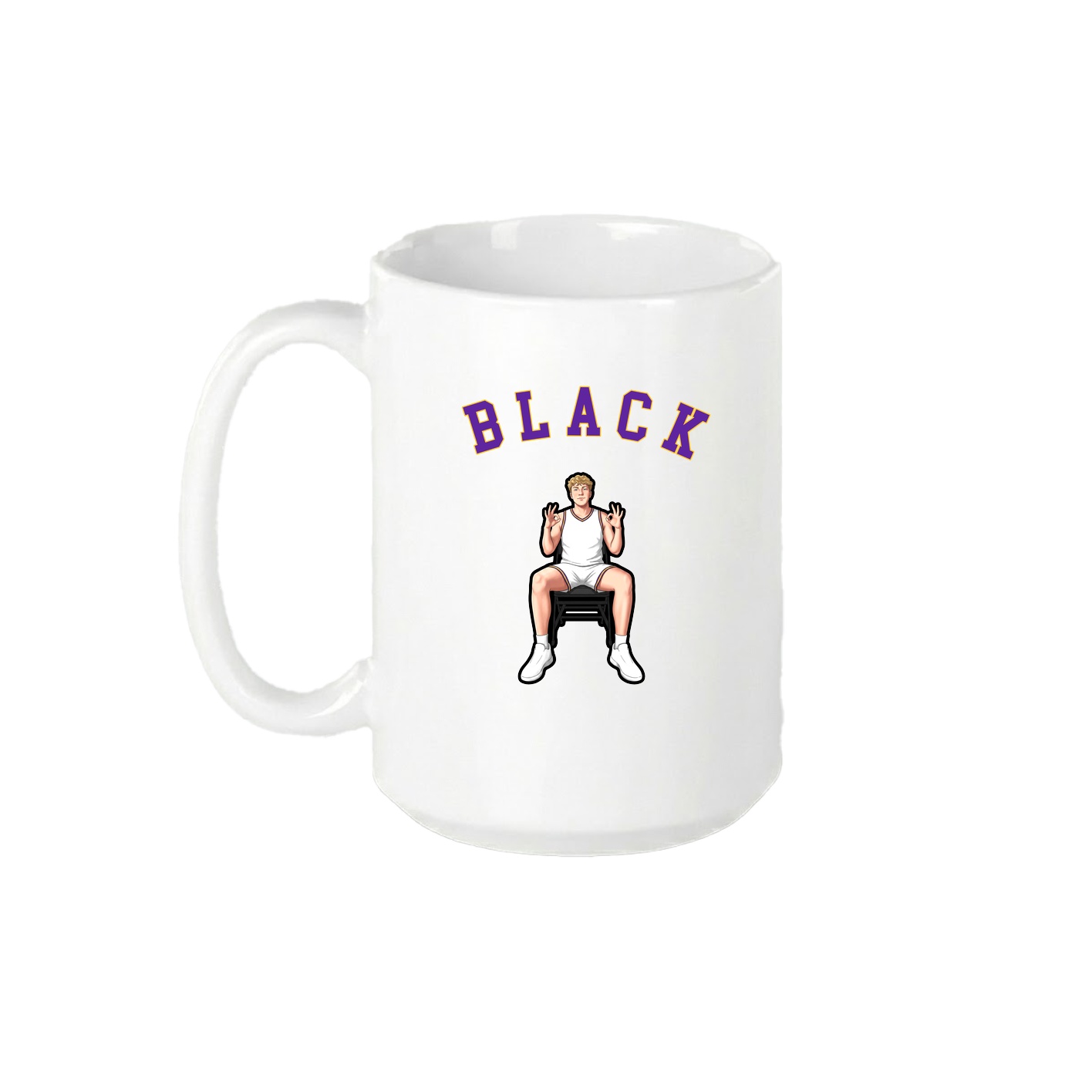 15oz Coffee Mug — Shirsey Arch in White
