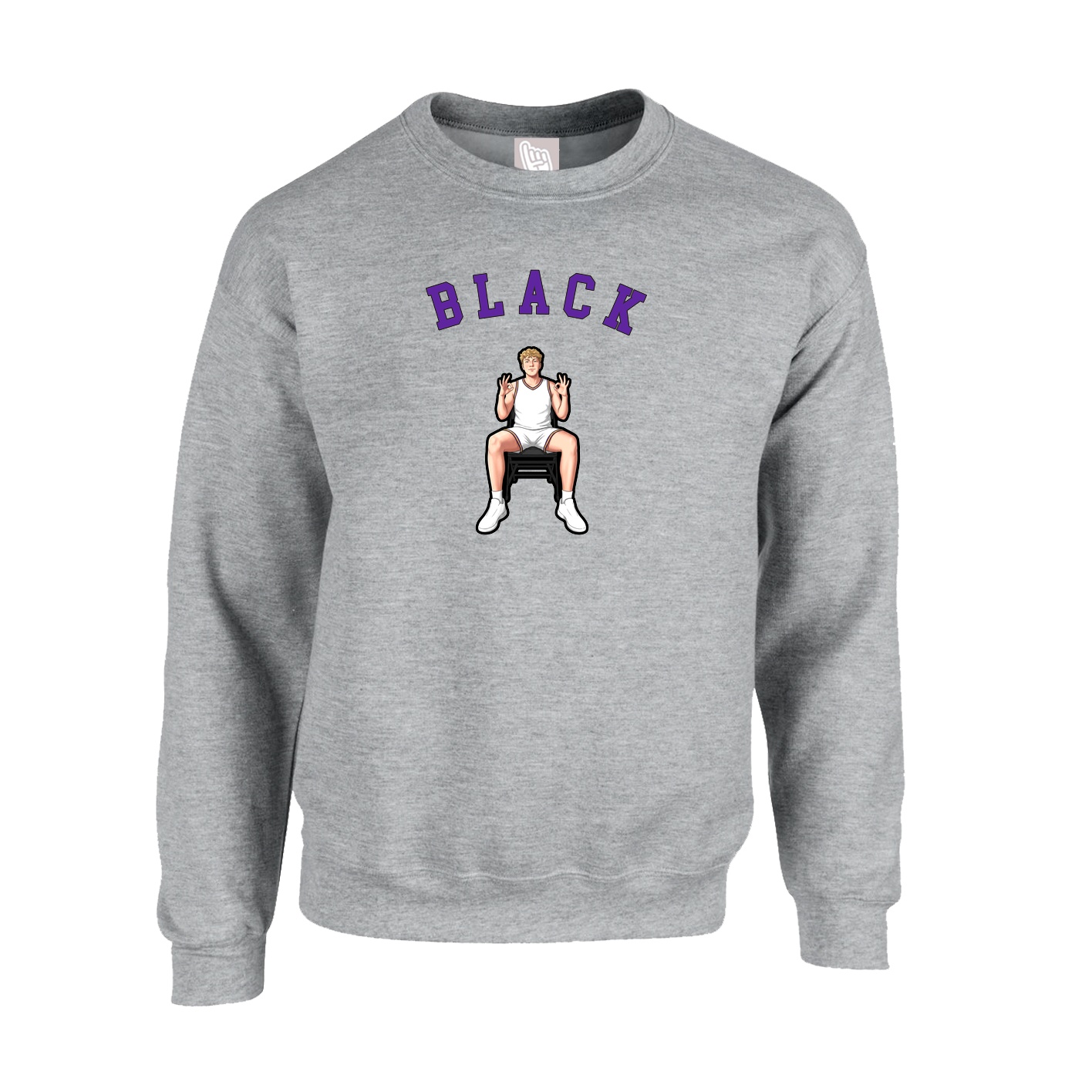 Fleece Crew — Shirsey Arch in Grey