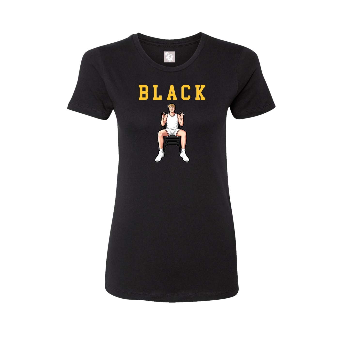 Fitted Women's Tee — Shirsey in Black