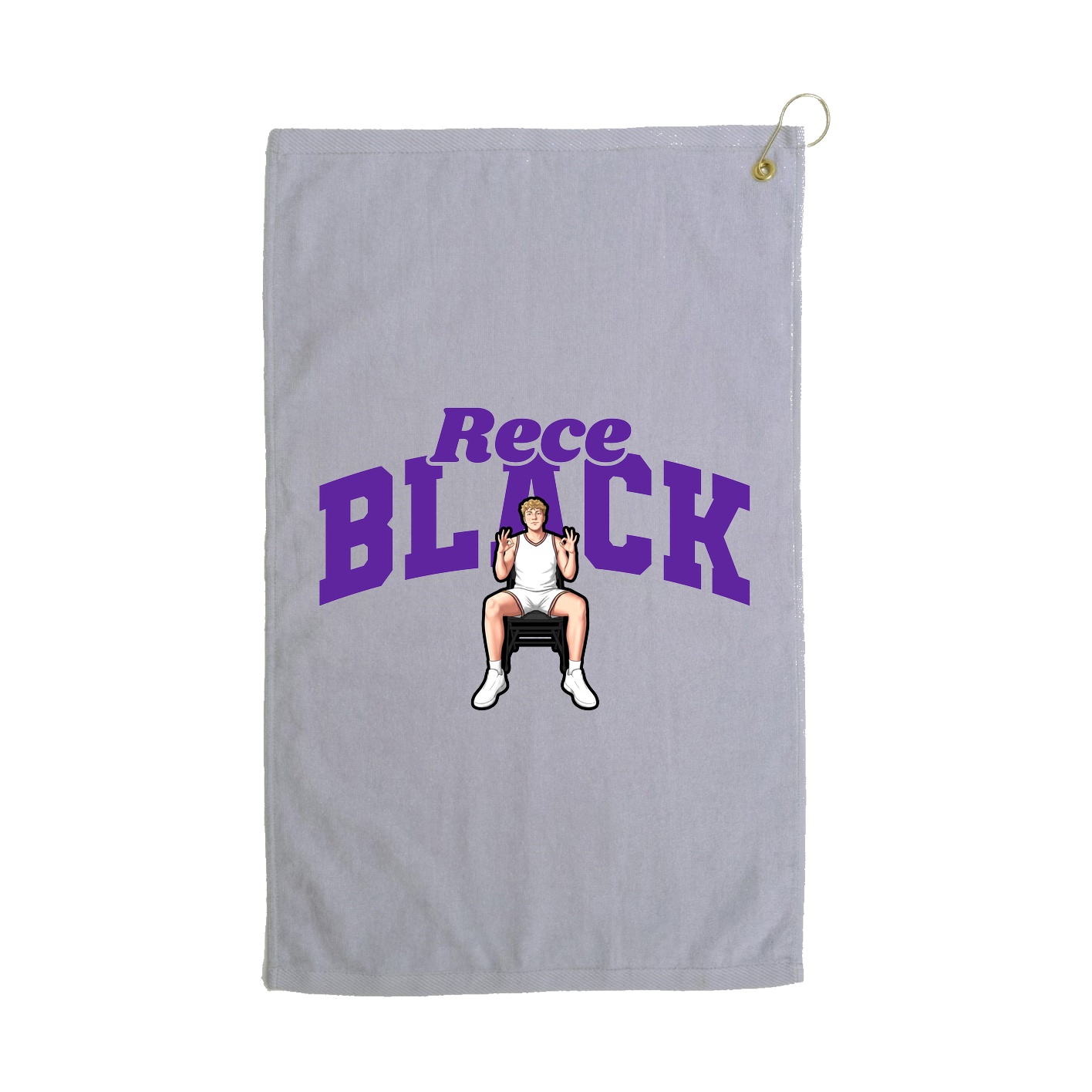 Golf Towel — Signature Arch in Grey