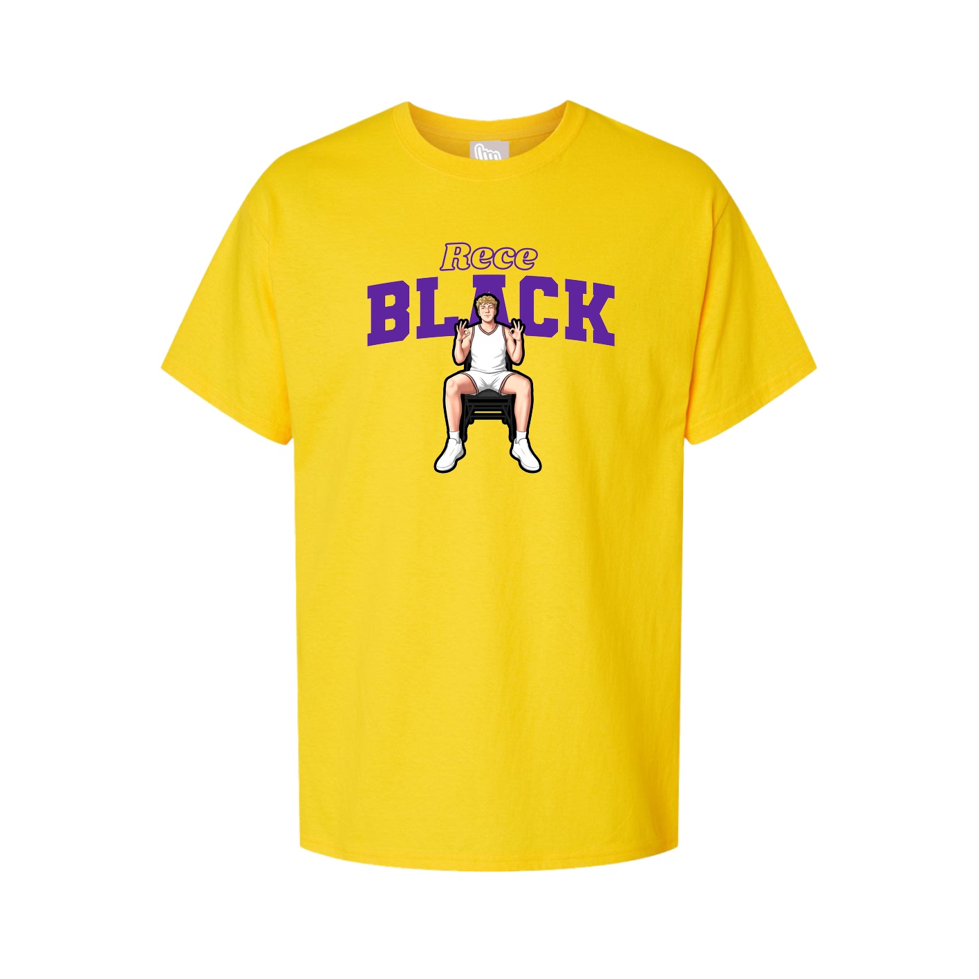 Youth Tee — Name Arch in Gold