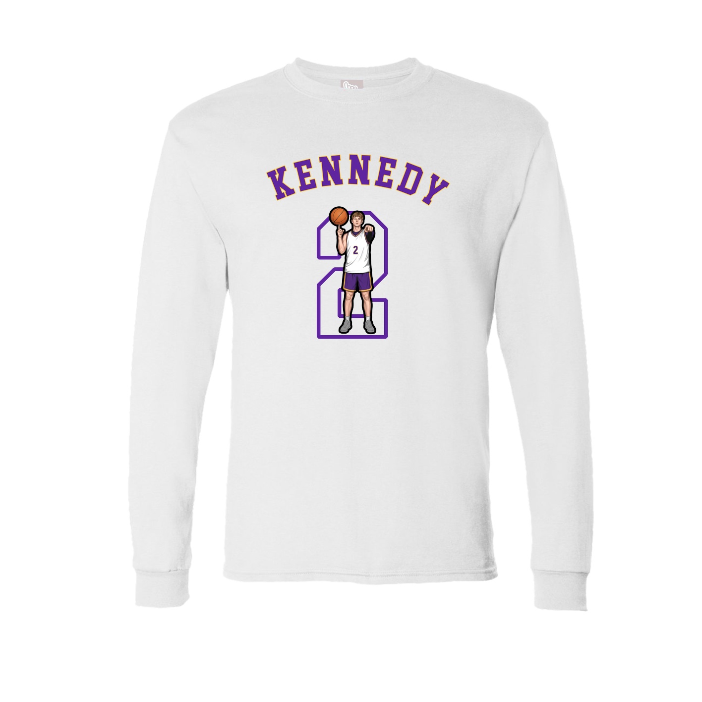 Long Sleeve Tee — Shirsey Arch in White