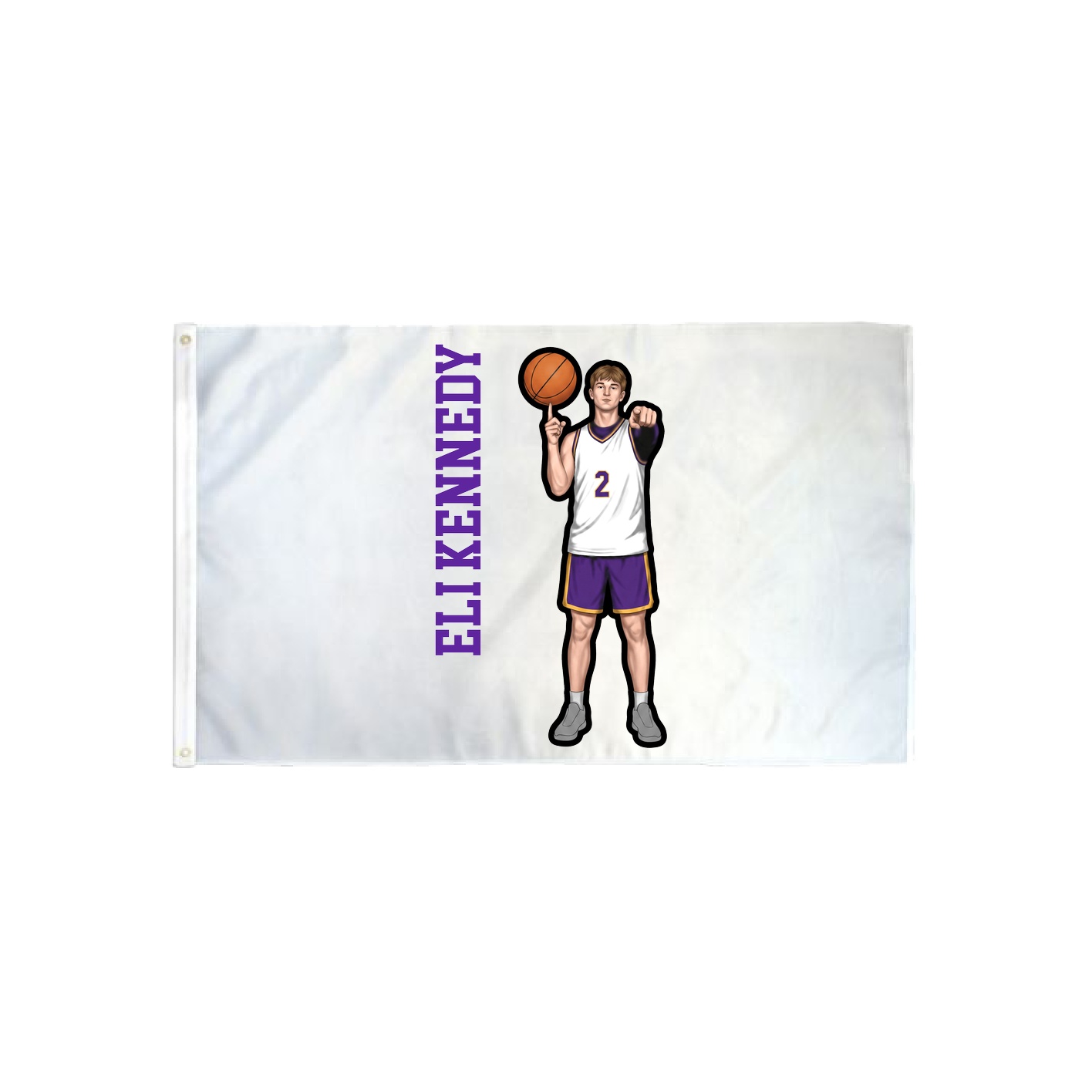 3x5 Flag — Name Vertical in Classic