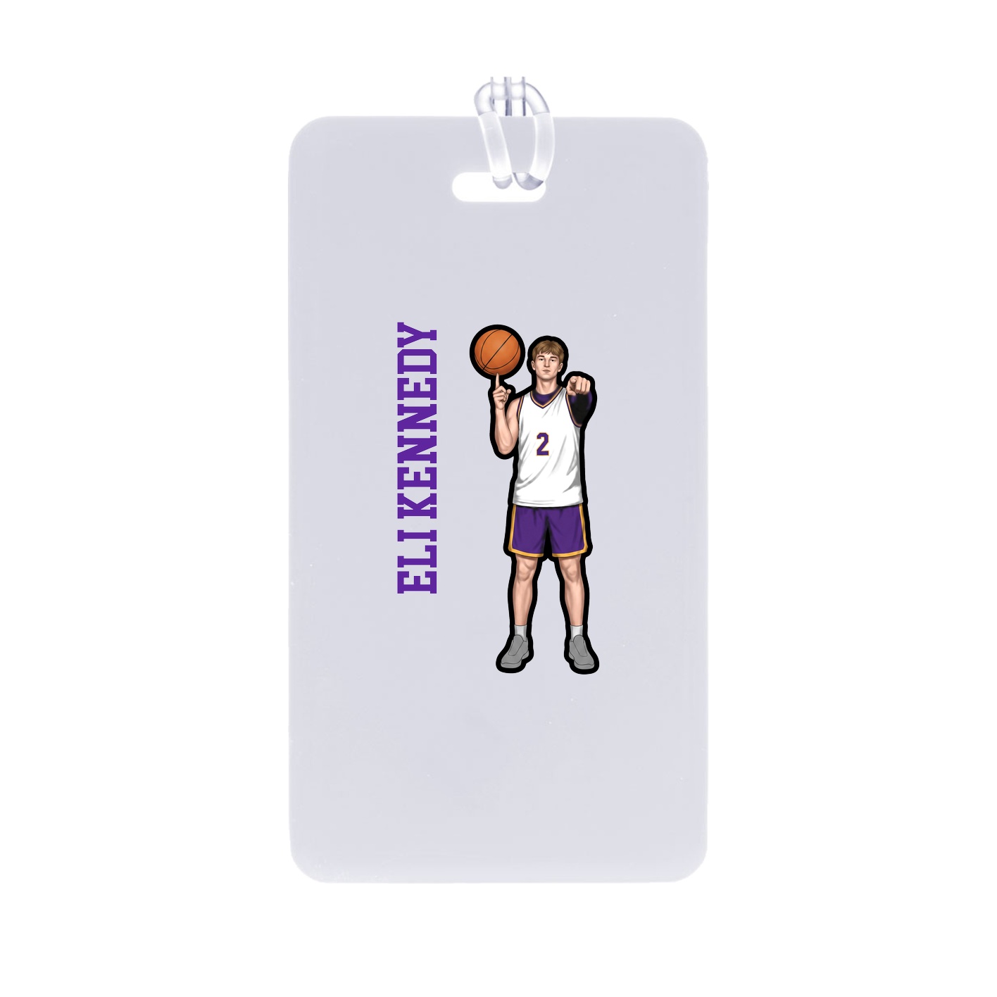 Bag Tag — Name Vertical in Classic