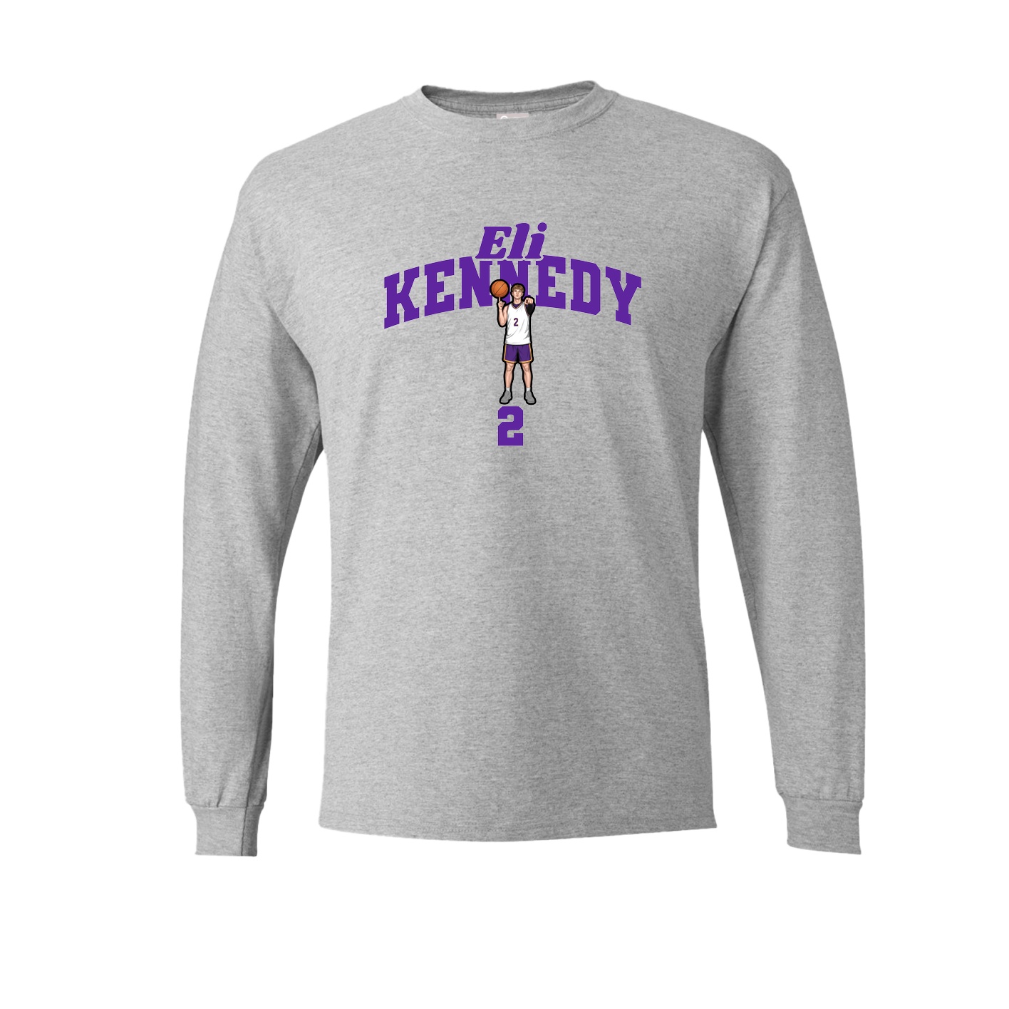 Long Sleeve Tee — Signature Arch in Grey