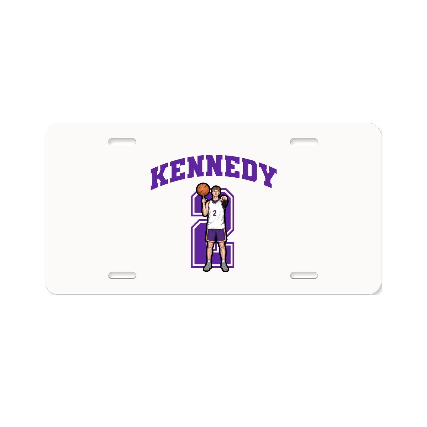 License Plate — Number in Classic