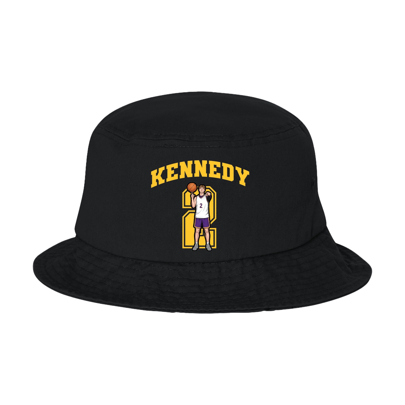 Bucket Cap — Number in Black