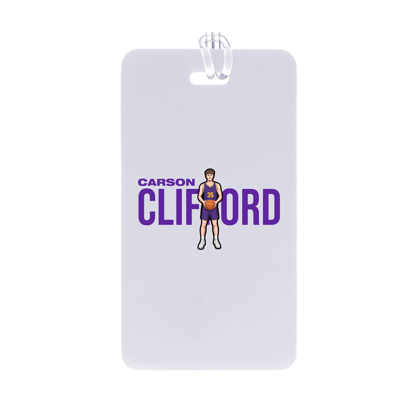 Bag Tag — Player Name in Classic