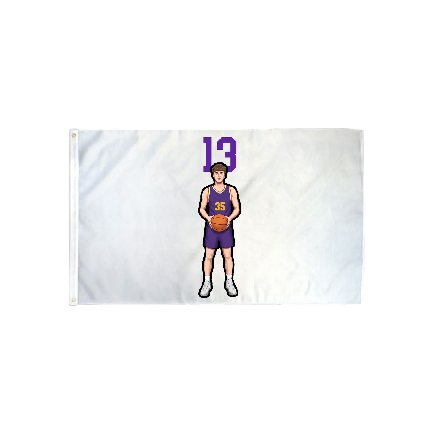3x5 Flag — Number Top in Classic
