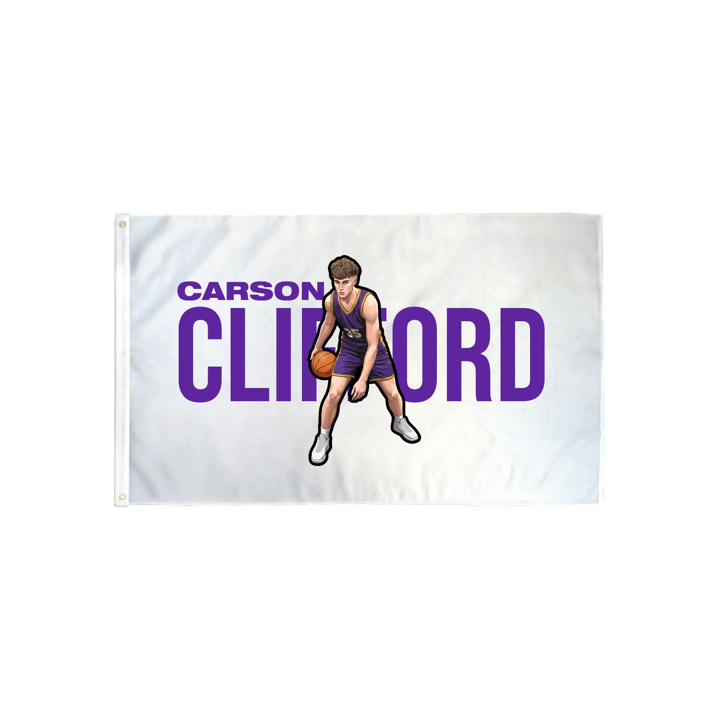 3x5 Flag — Player Name in Classic